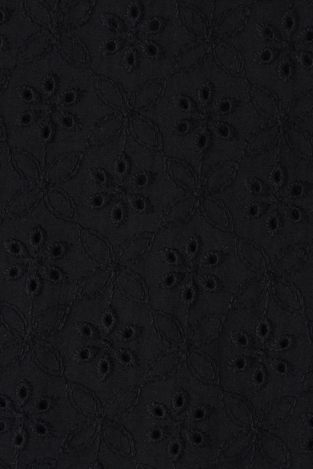 Juana Mini Dress Valentina Broderie Black