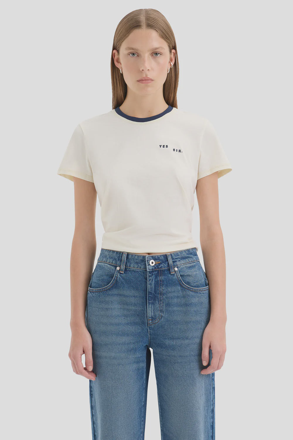 Yes SIR. Crew Neck Tee