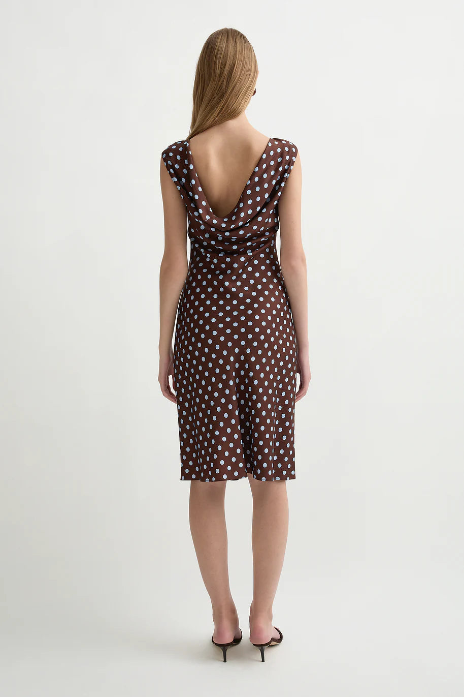 Leo Dress - Chocolate Polka Dot
