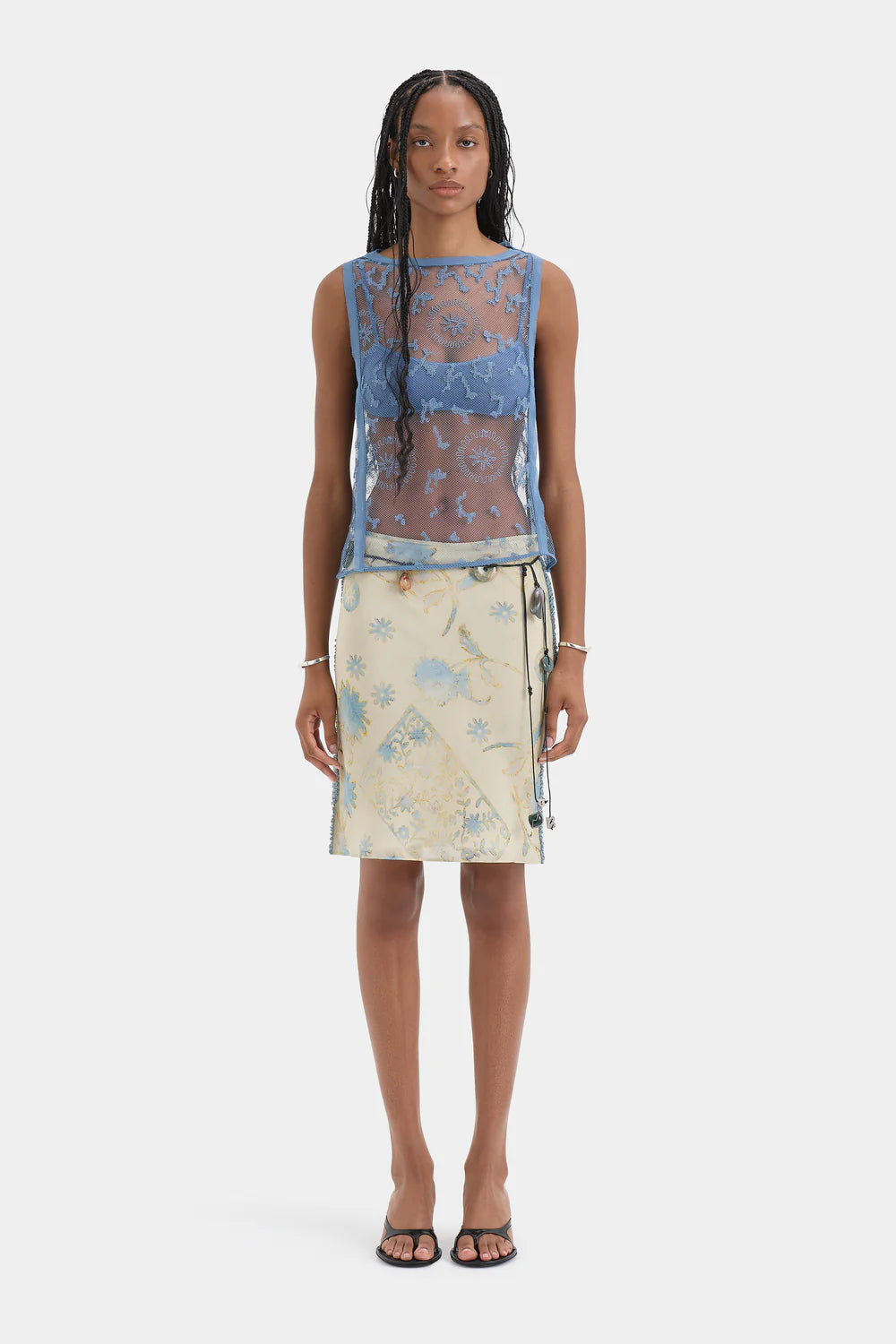 Leif Top Sea Blue