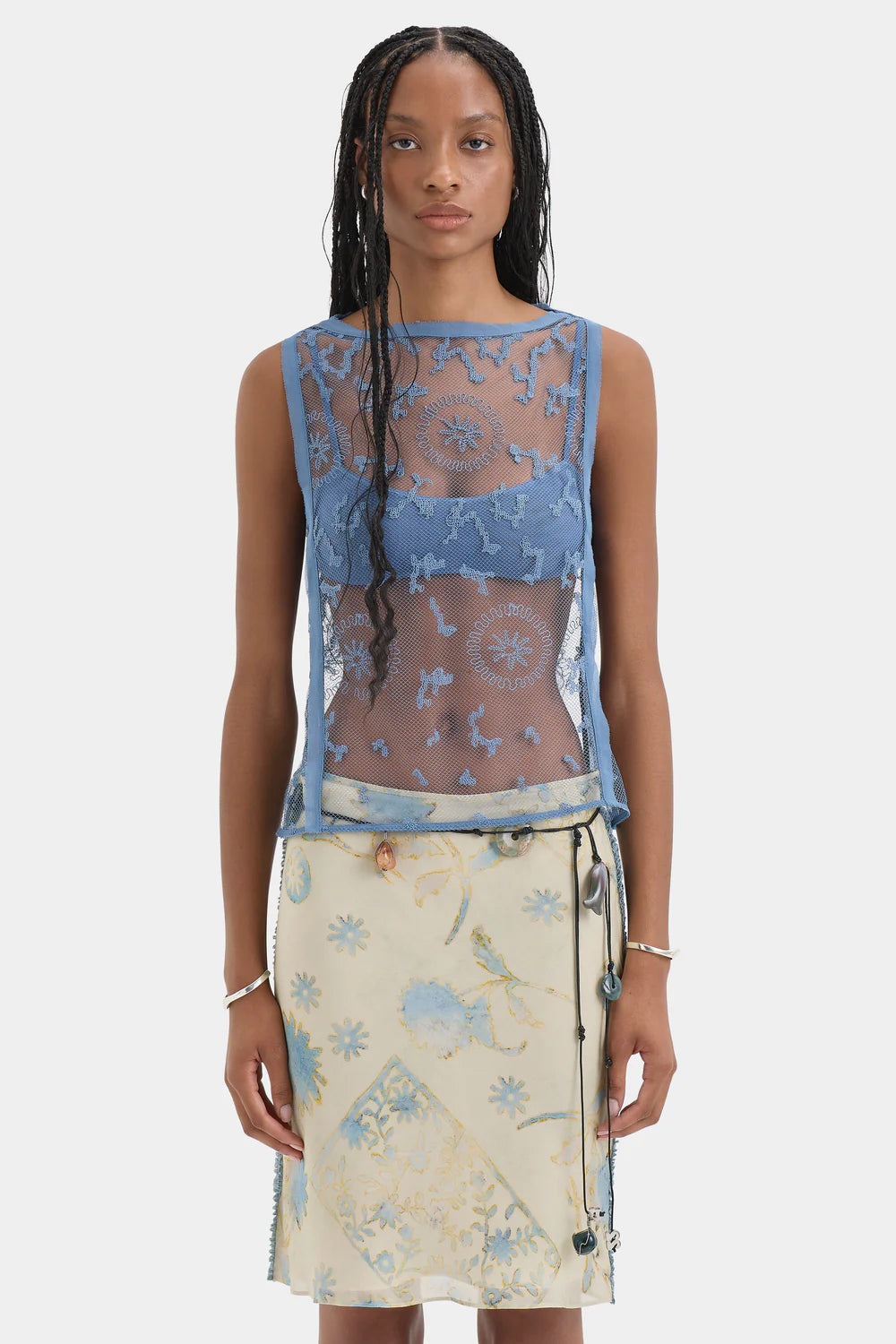 Leif Top Sea Blue