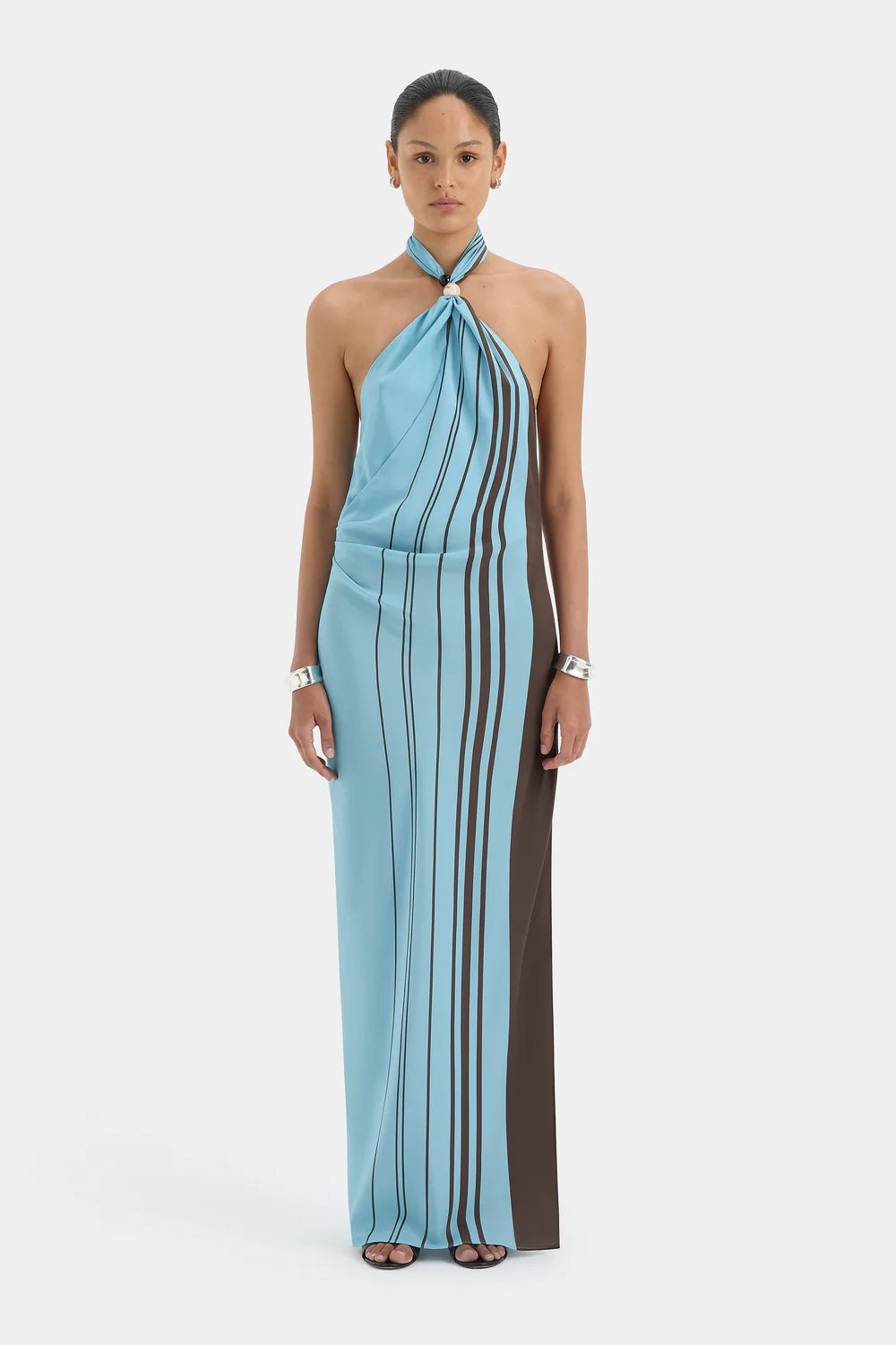 Rioja Halter Scarf Maxi Dress