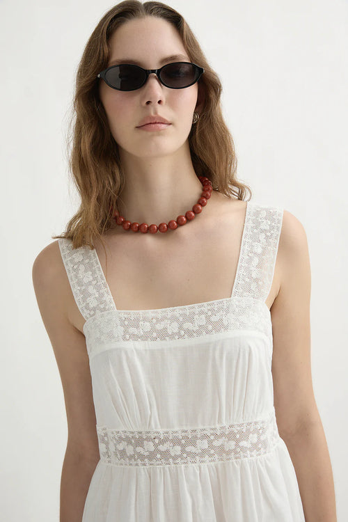 Daphne Dress - Vintage White