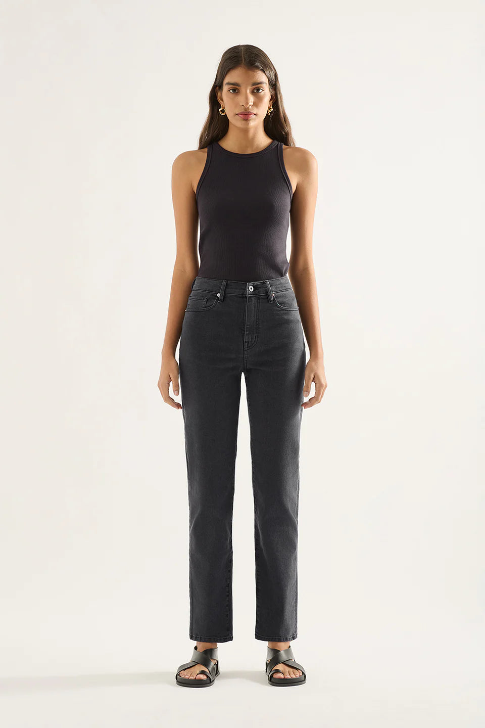 Zoe High Straight Jean
