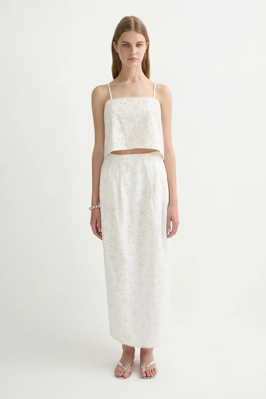 Salma Top - Vintage White