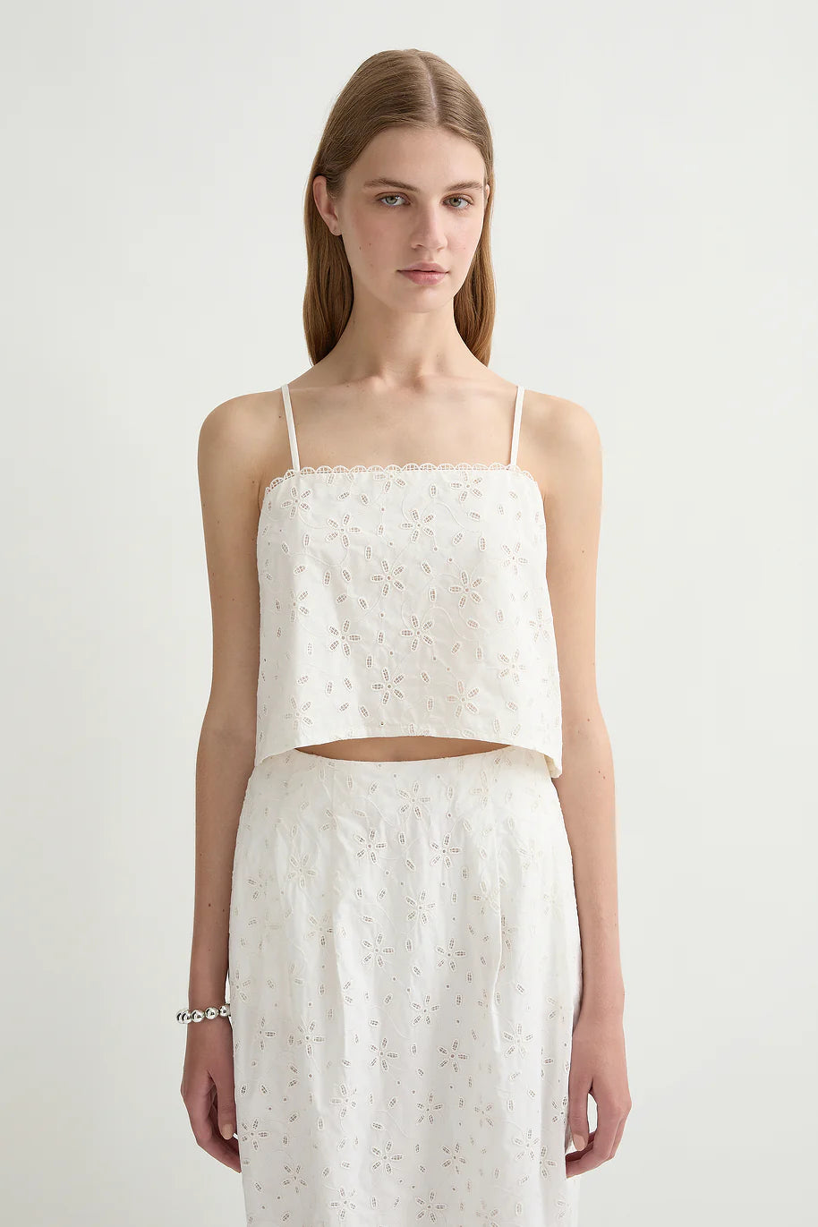 Salma Top - Vintage White