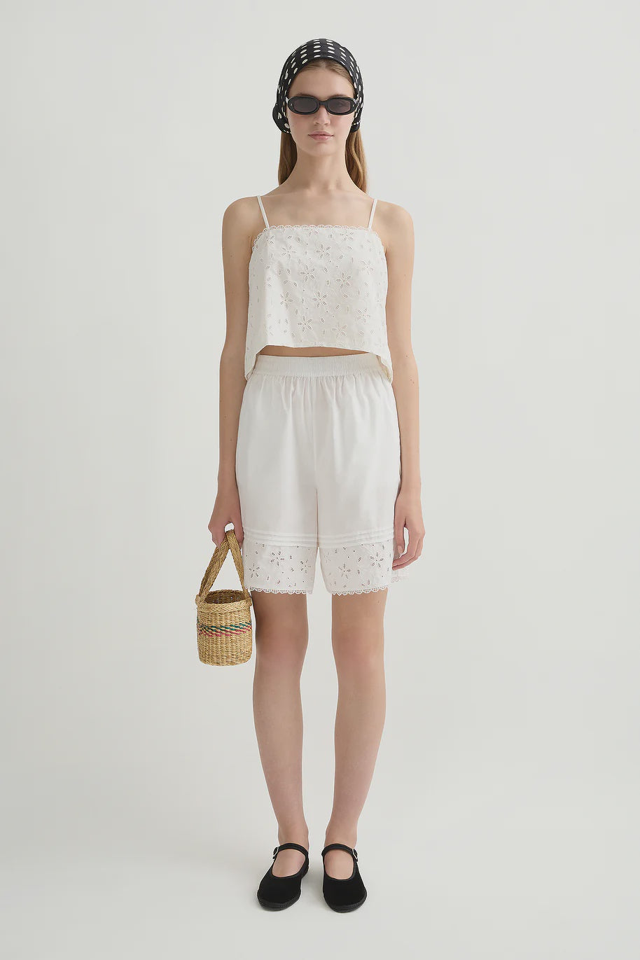 Salma Bermuda Short - Vintage White