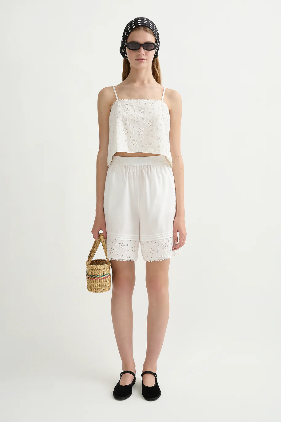 Salma Bermuda Short - Vintage White