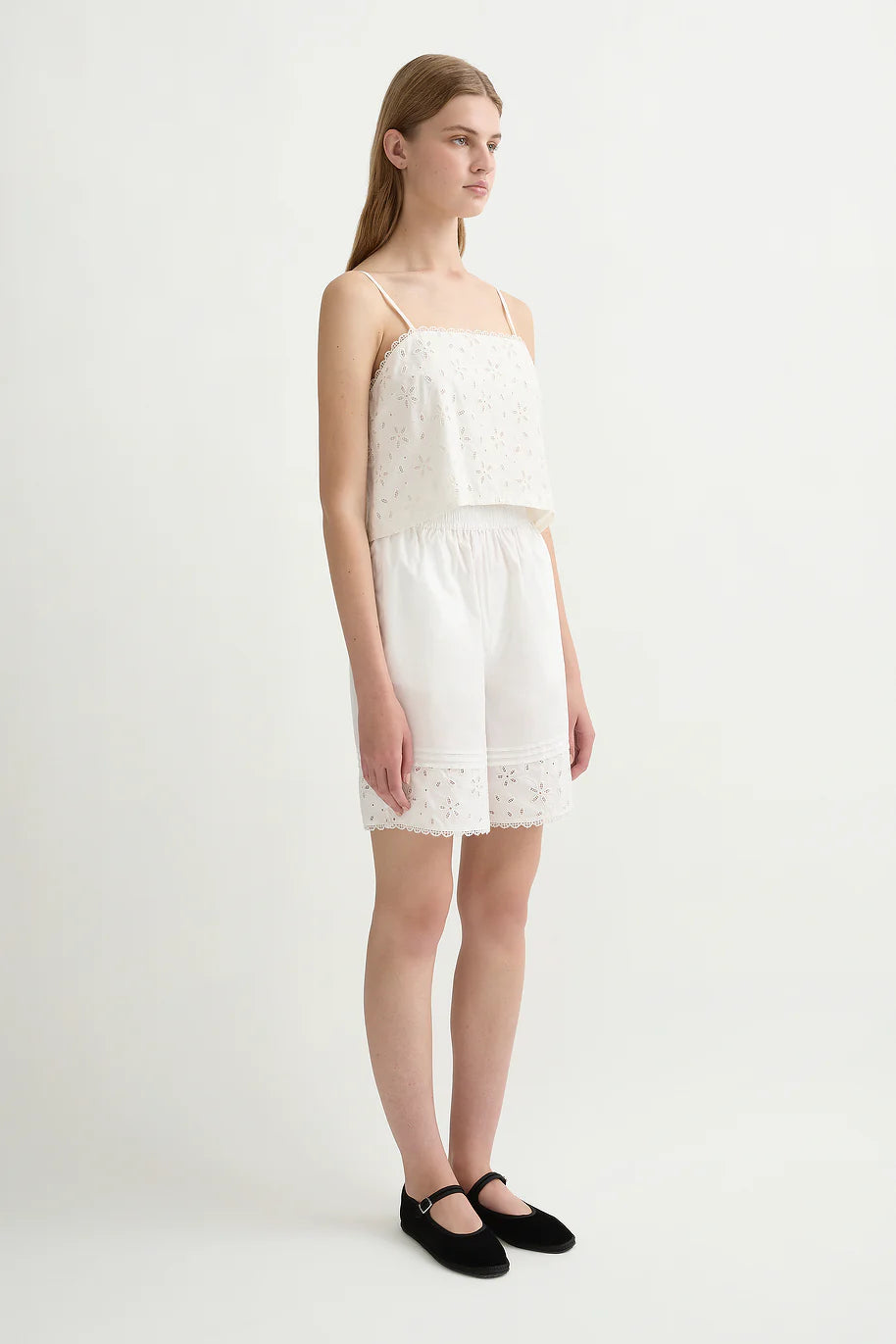 Salma Bermuda Short - Vintage White