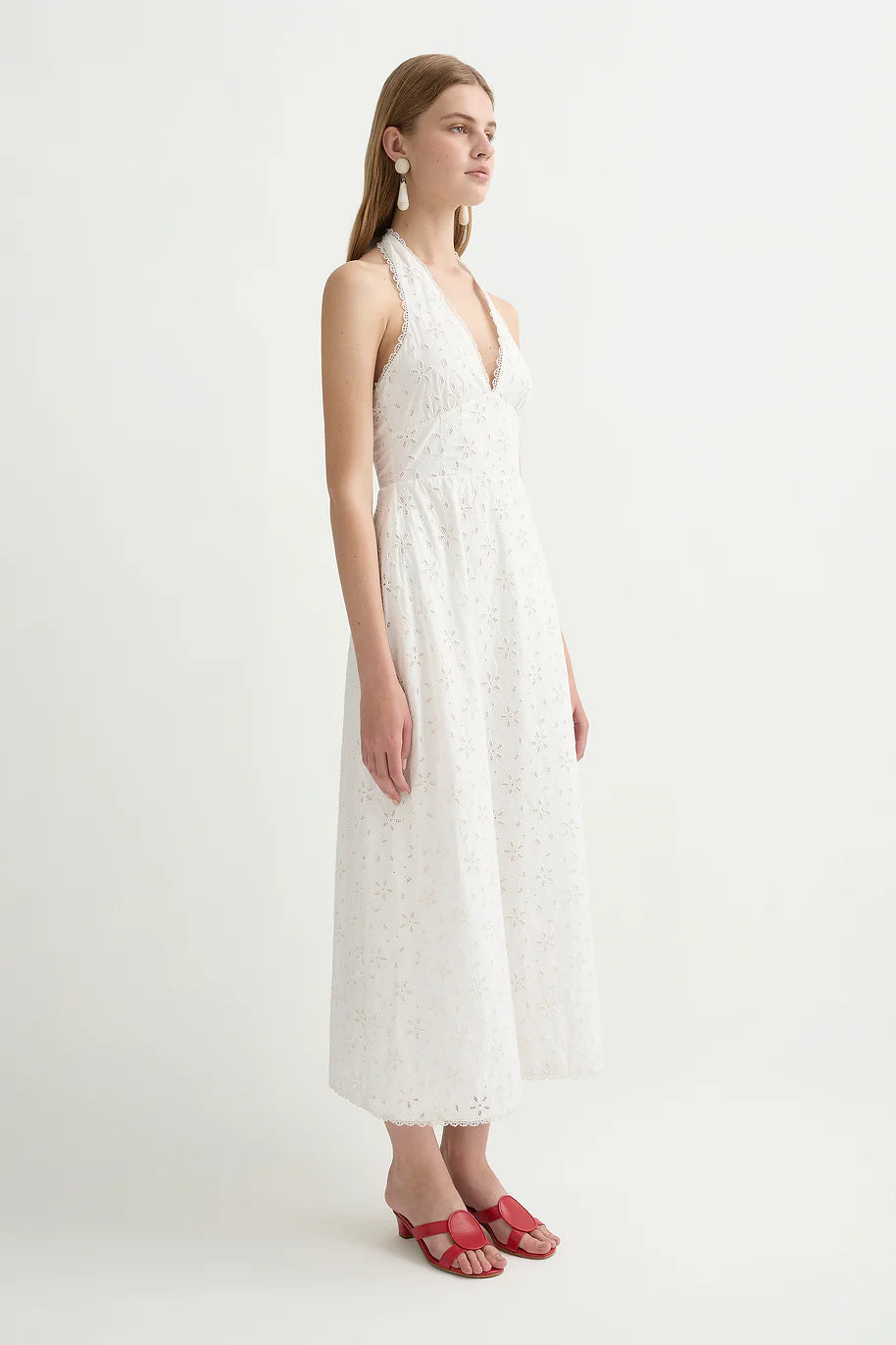 Salma Dress - Vintage White