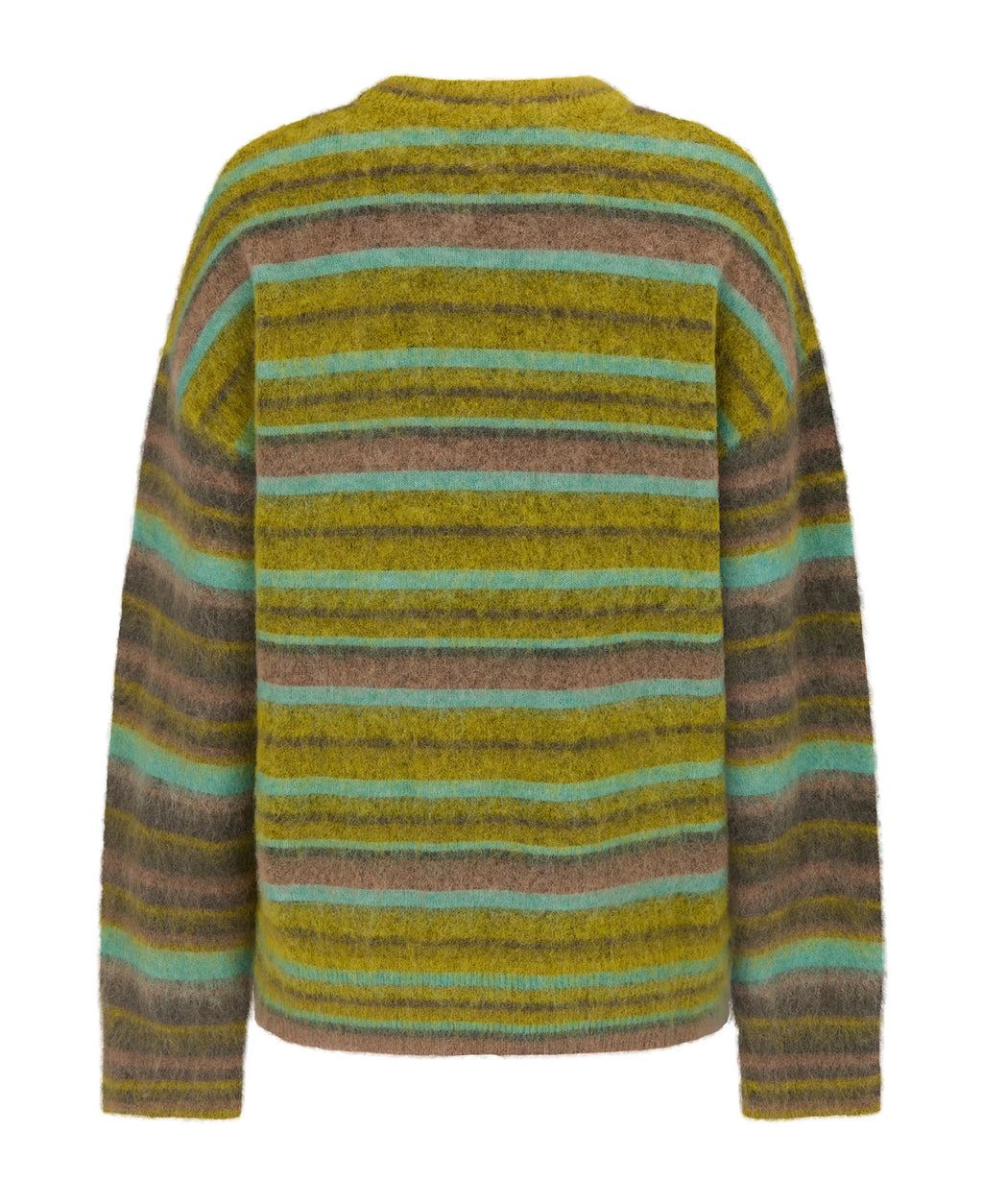 Alpaca Stripe Sweater Antique Moss
