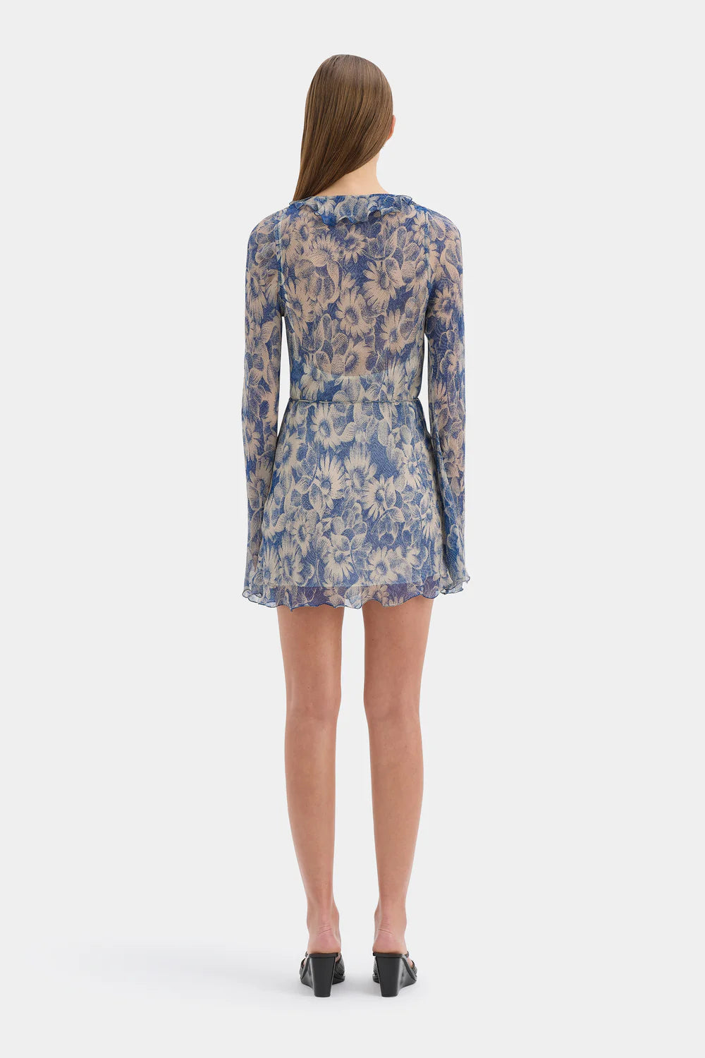 LANDING SOON * Lilia Ruffle Long Sleeve Mini