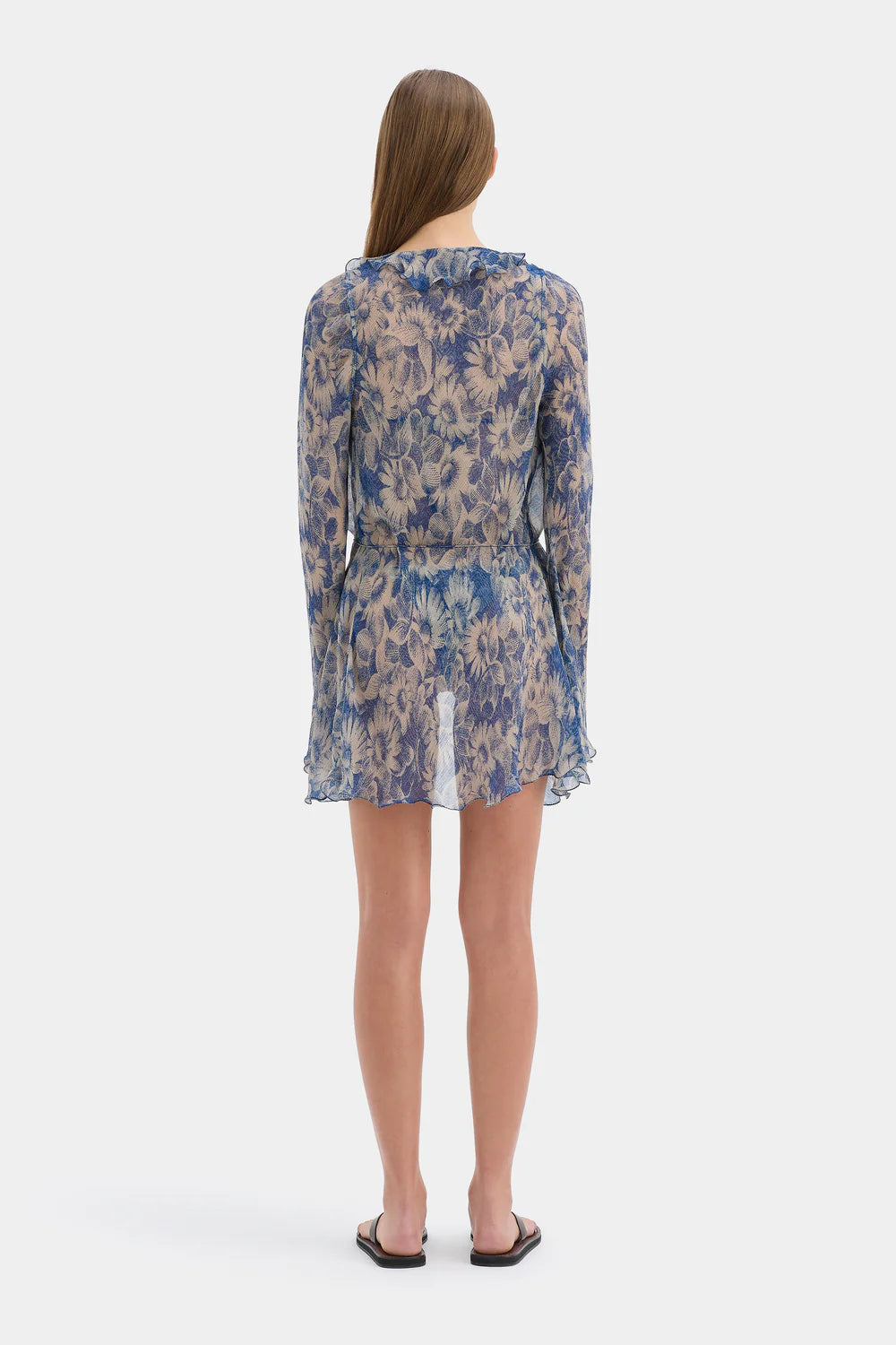 LANDING SOON * Lilia Ruffle Long Sleeve Mini