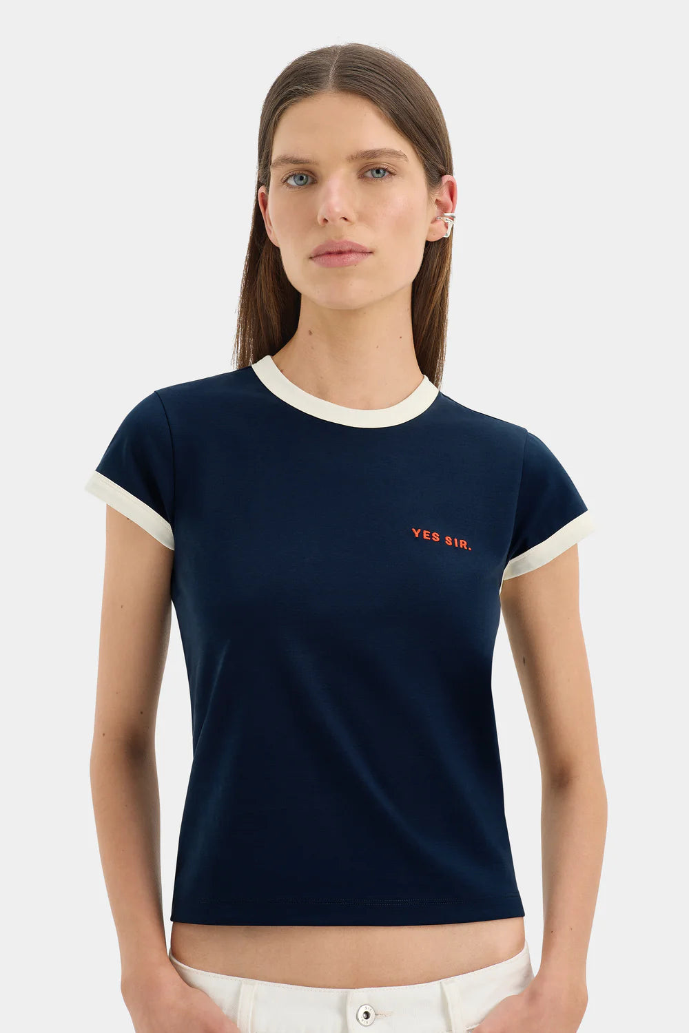 Yes SIR. Fitted Tee Midnight