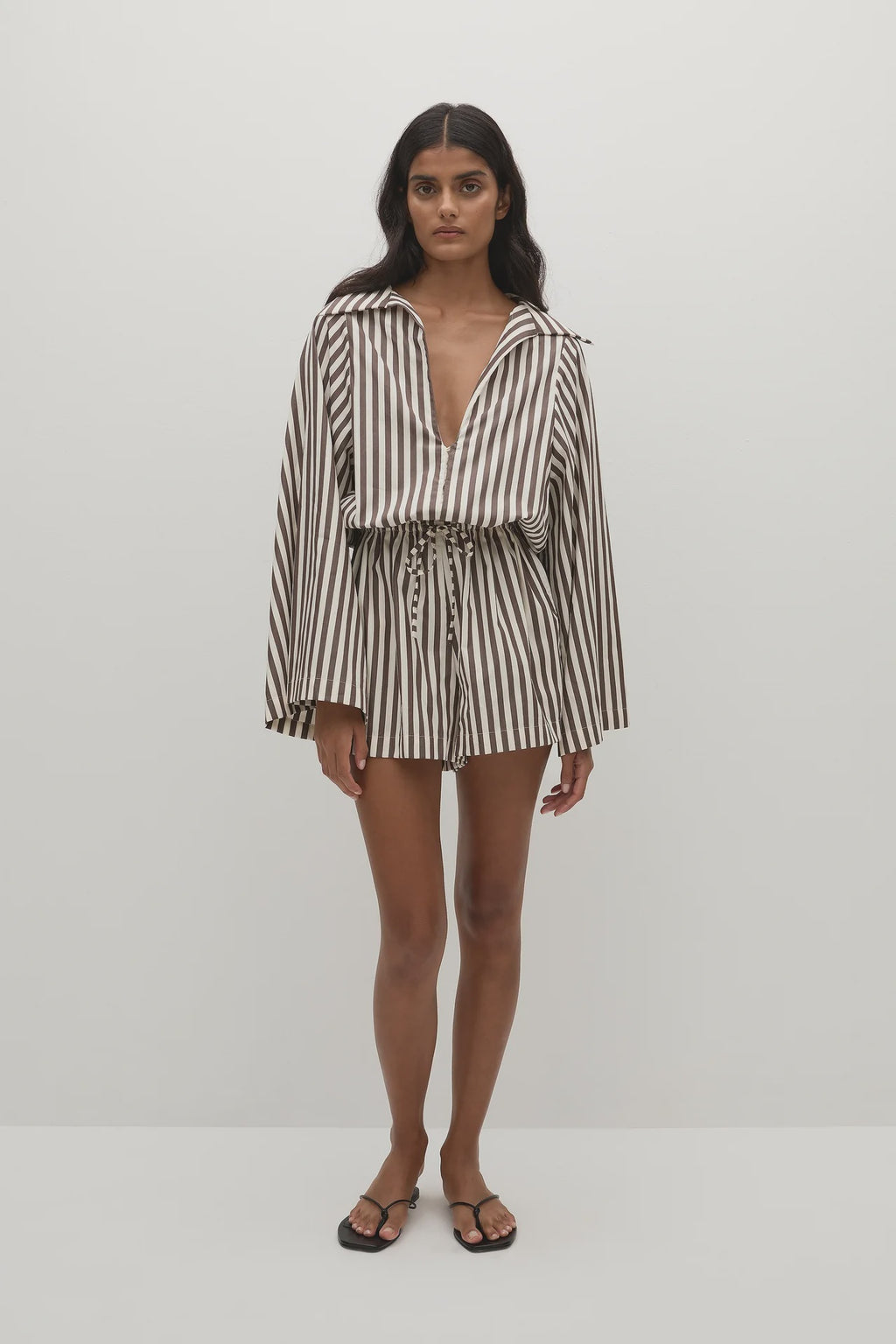 Aksel Playsuit Norway Stripe Expresso