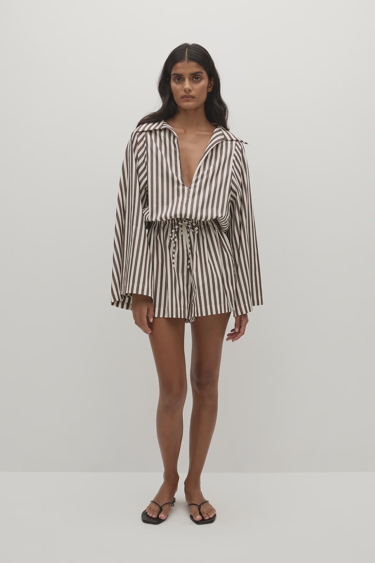 Aksel Playsuit Norway Stripe Expresso