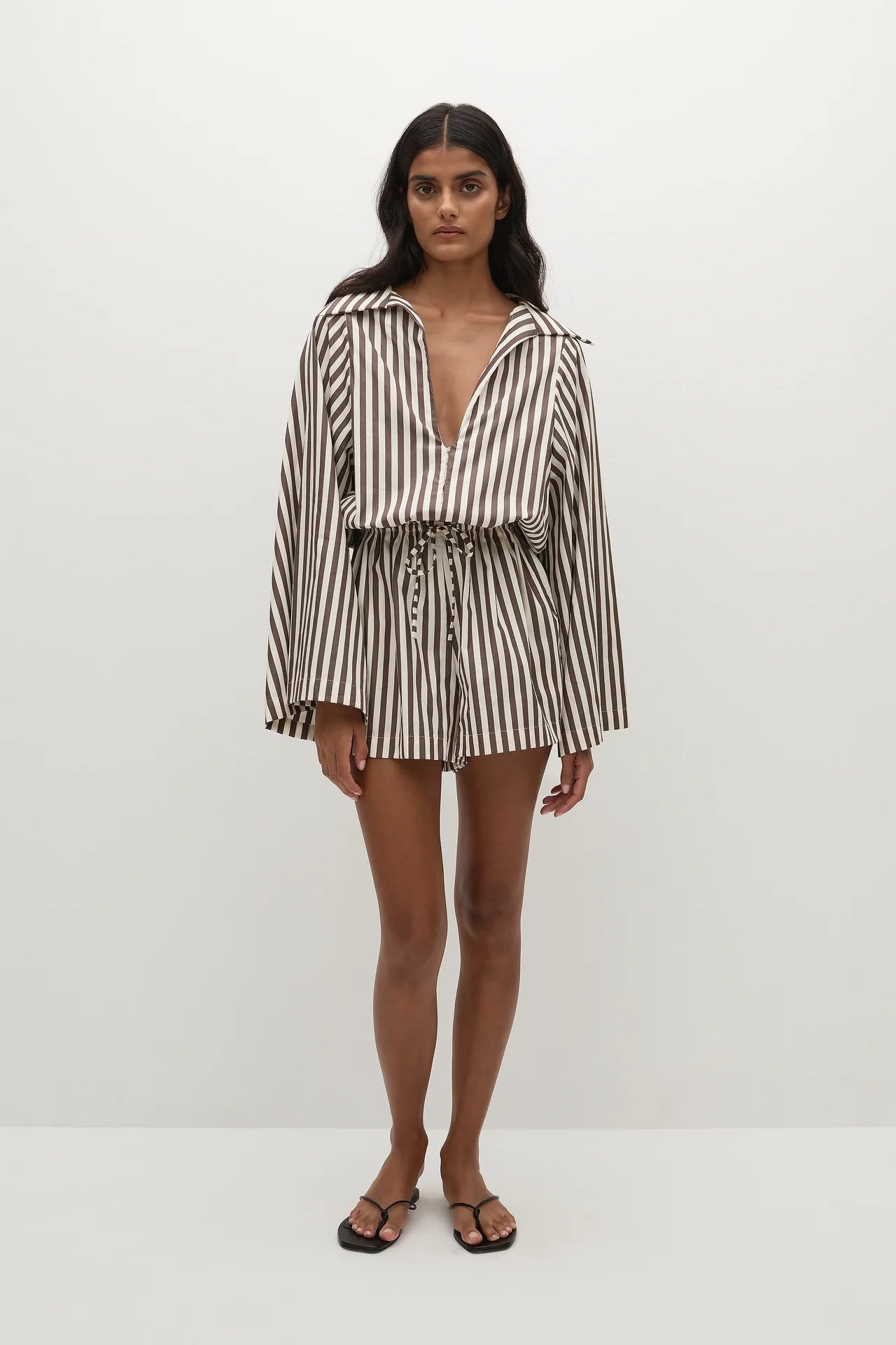 Aksel Playsuit Norway Stripe Expresso