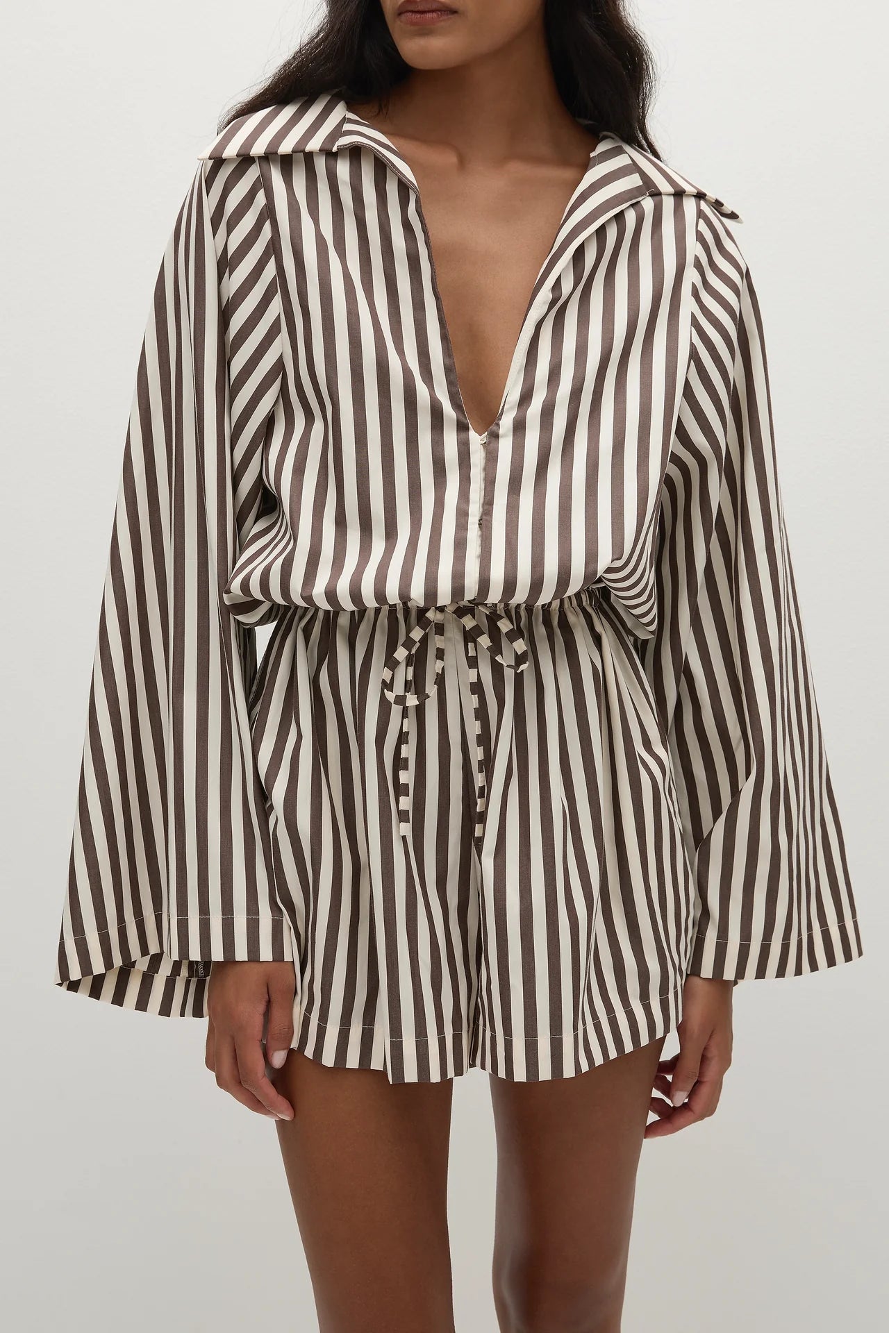 Aksel Playsuit Norway Stripe Expresso