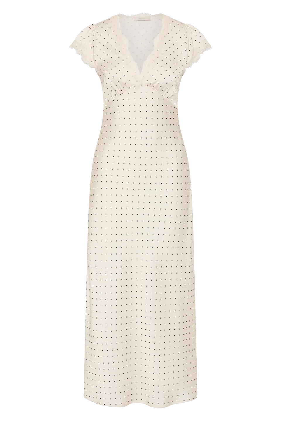 Mina Midi Dress Polka Dot Antique