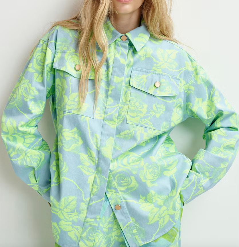 Hillies Shirt Jacket Citronella