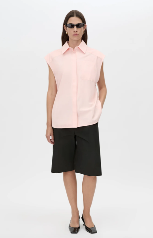 Milo Sleeveless Shirt Salt Pink