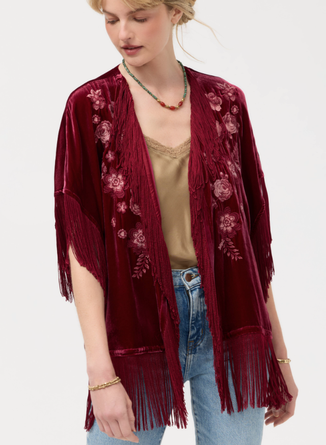 Celeste Velvet Shawl