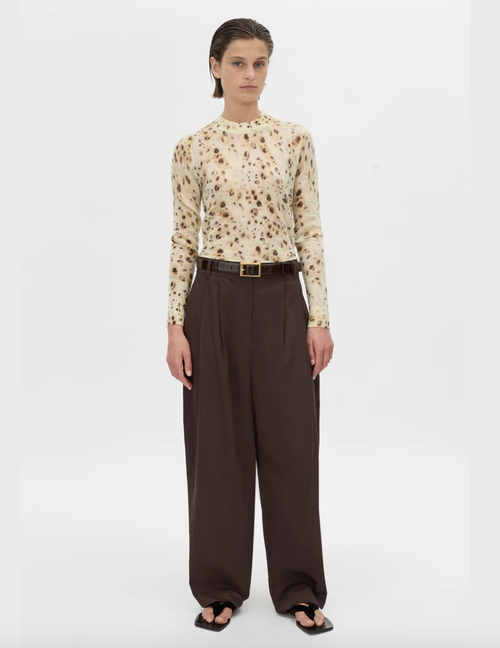 Lola Relaxed Pant Hickory