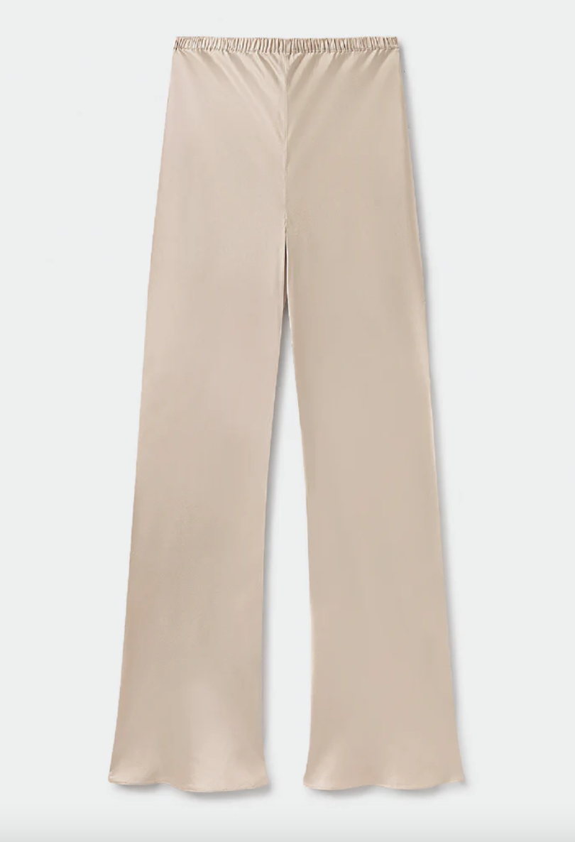 BIAS CUT PANTS HAZELNUT