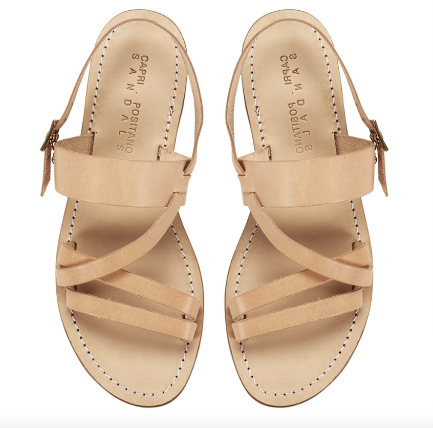 Roman Raw Tan Sandals