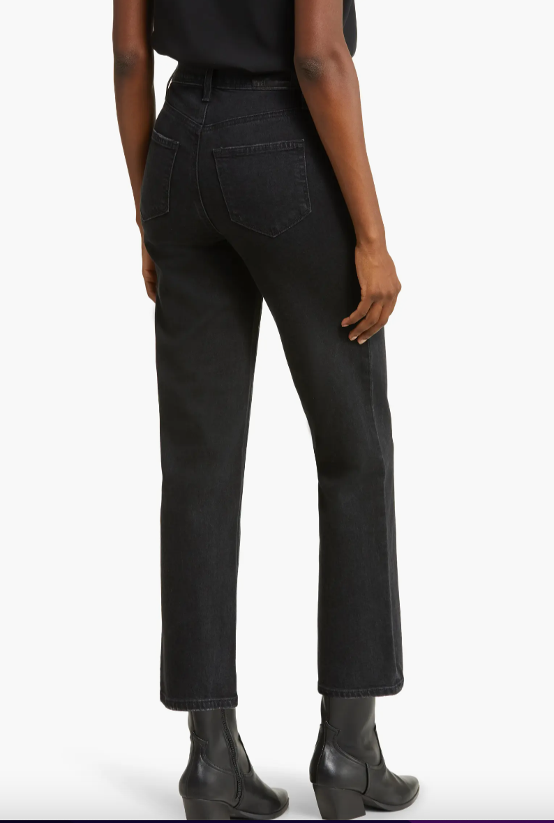 SARAH STRAIGHT ANKLE - VACANT BLACK