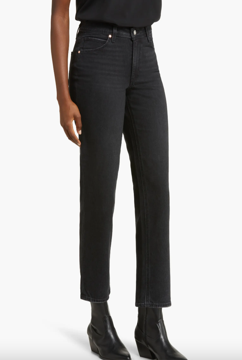 SARAH STRAIGHT ANKLE - VACANT BLACK