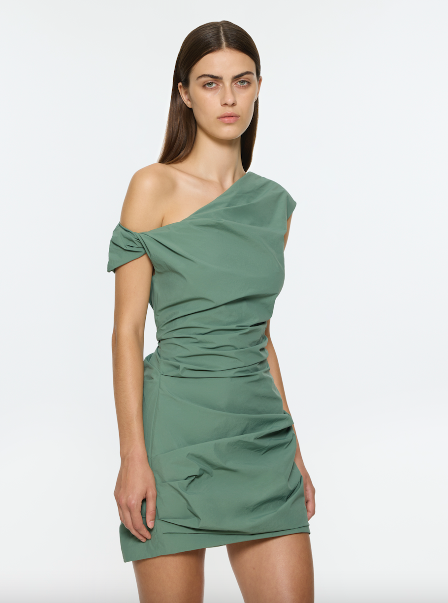 Remmy Mini Dress Duck Green
