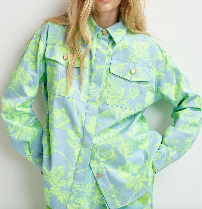 Hillies Shirt Jacket Citronella