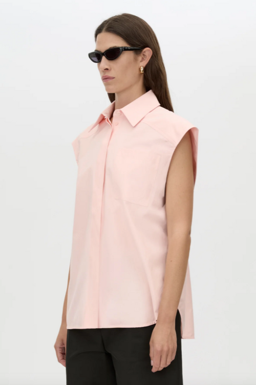 Milo Sleeveless Shirt Salt Pink