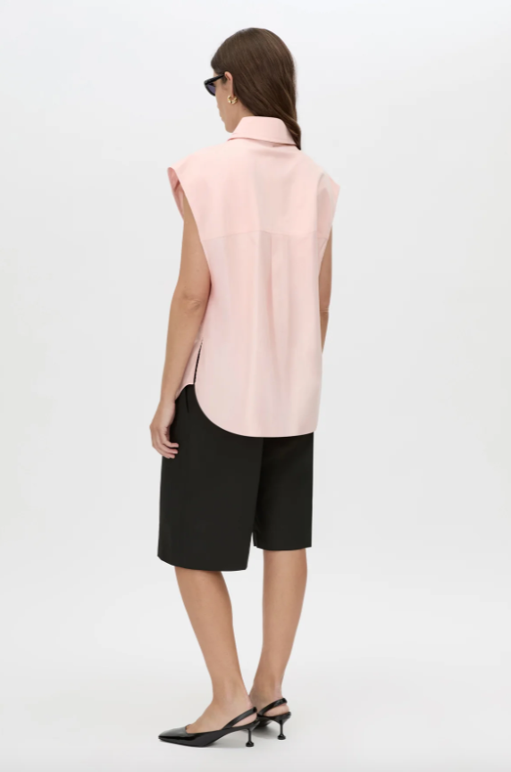Milo Sleeveless Shirt Salt Pink