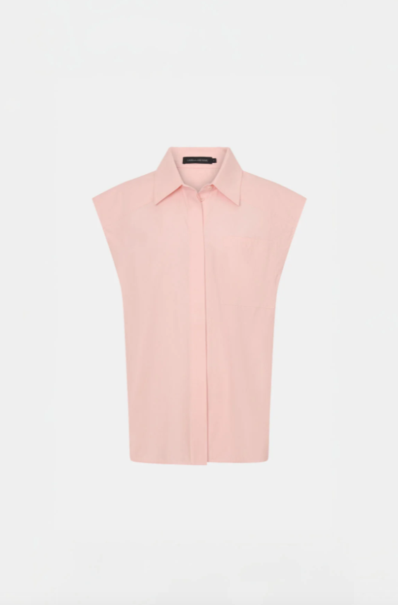 Milo Sleeveless Shirt Salt Pink