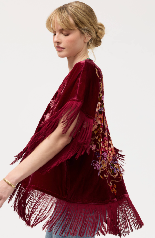 Celeste Velvet Shawl