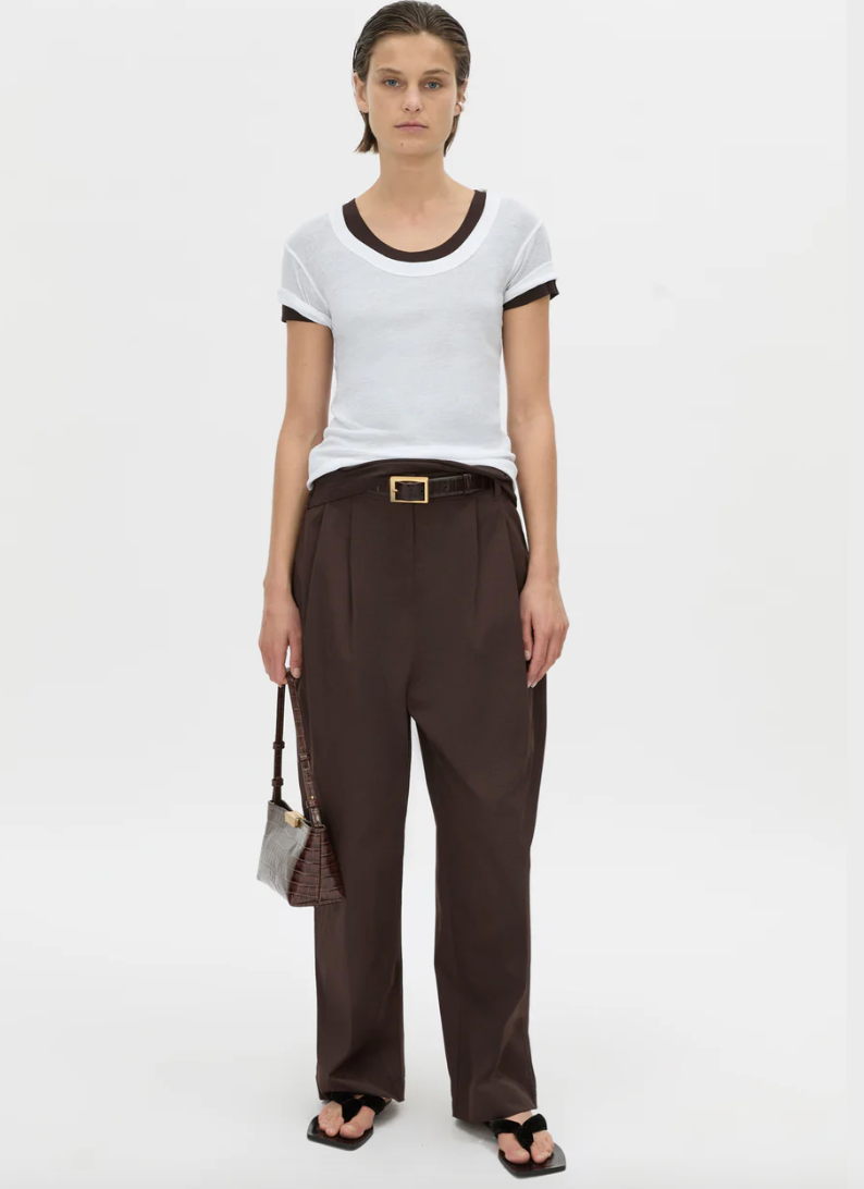 Lola Relaxed Pant Hickory