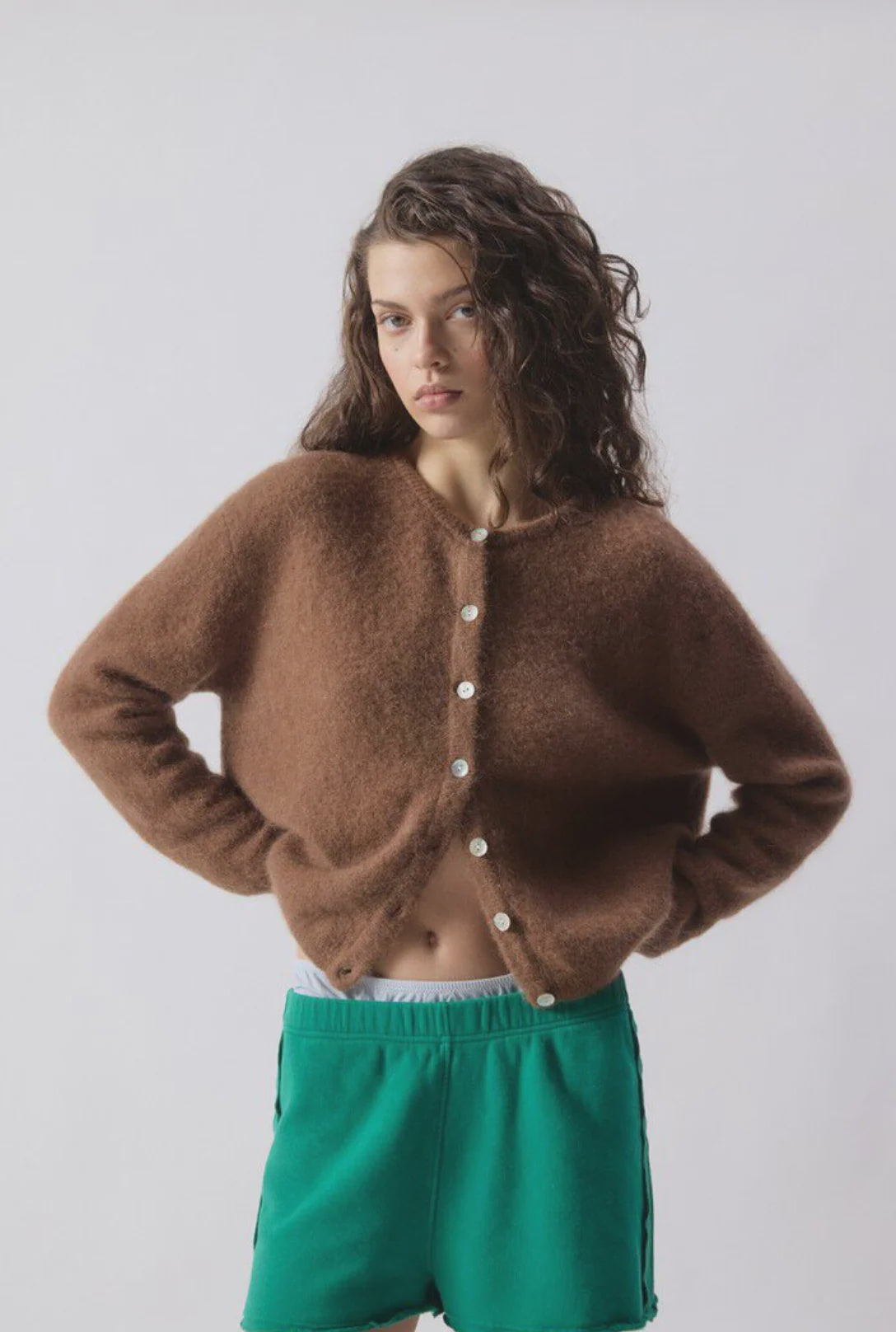 Vitow Cardigan Coffee