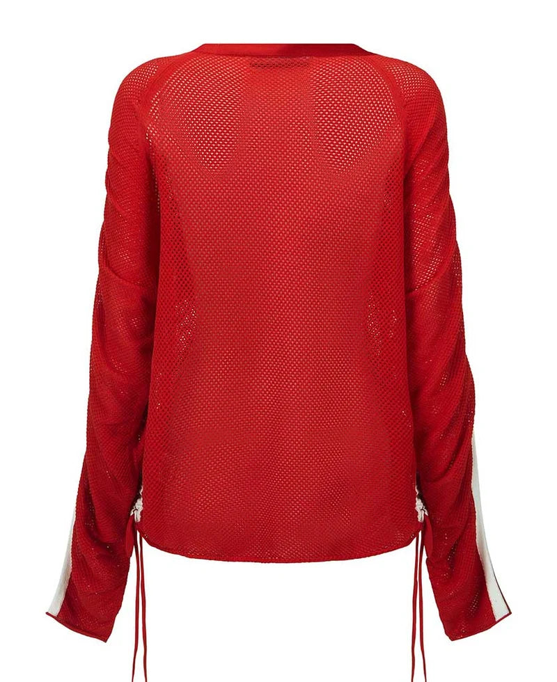 Coming Soon Downtown Mesh Jersey  Poppy