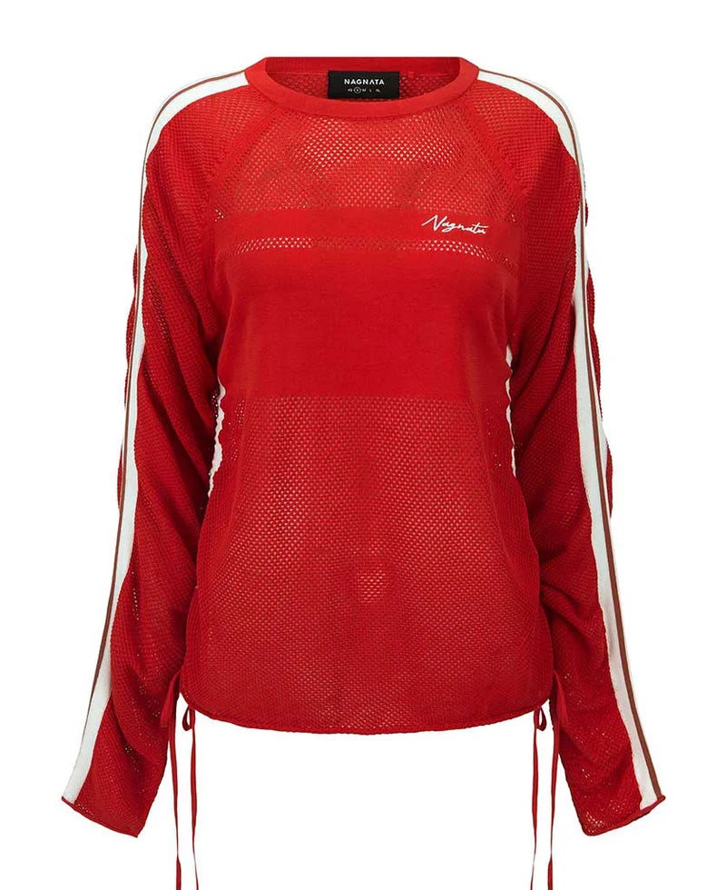 Coming Soon Downtown Mesh Jersey  Poppy
