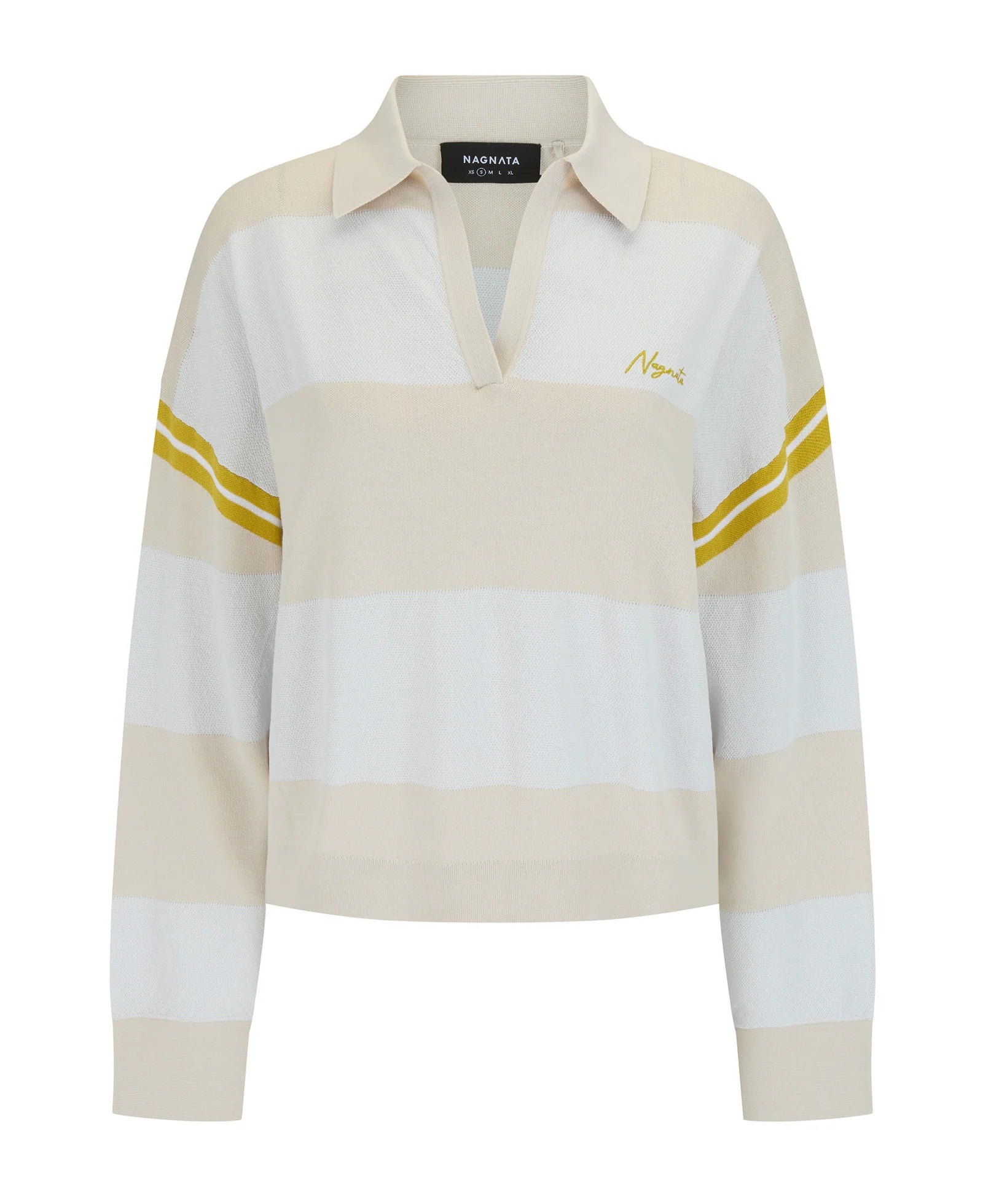 Alpaca Stripe Sweater Antique Moss