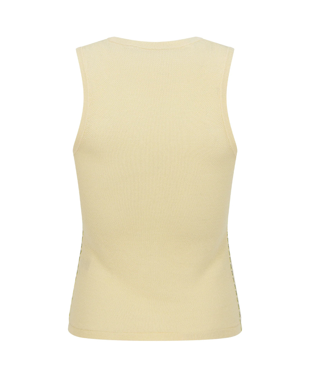 LANDING SOON Organic Ruched Tank Vanilla