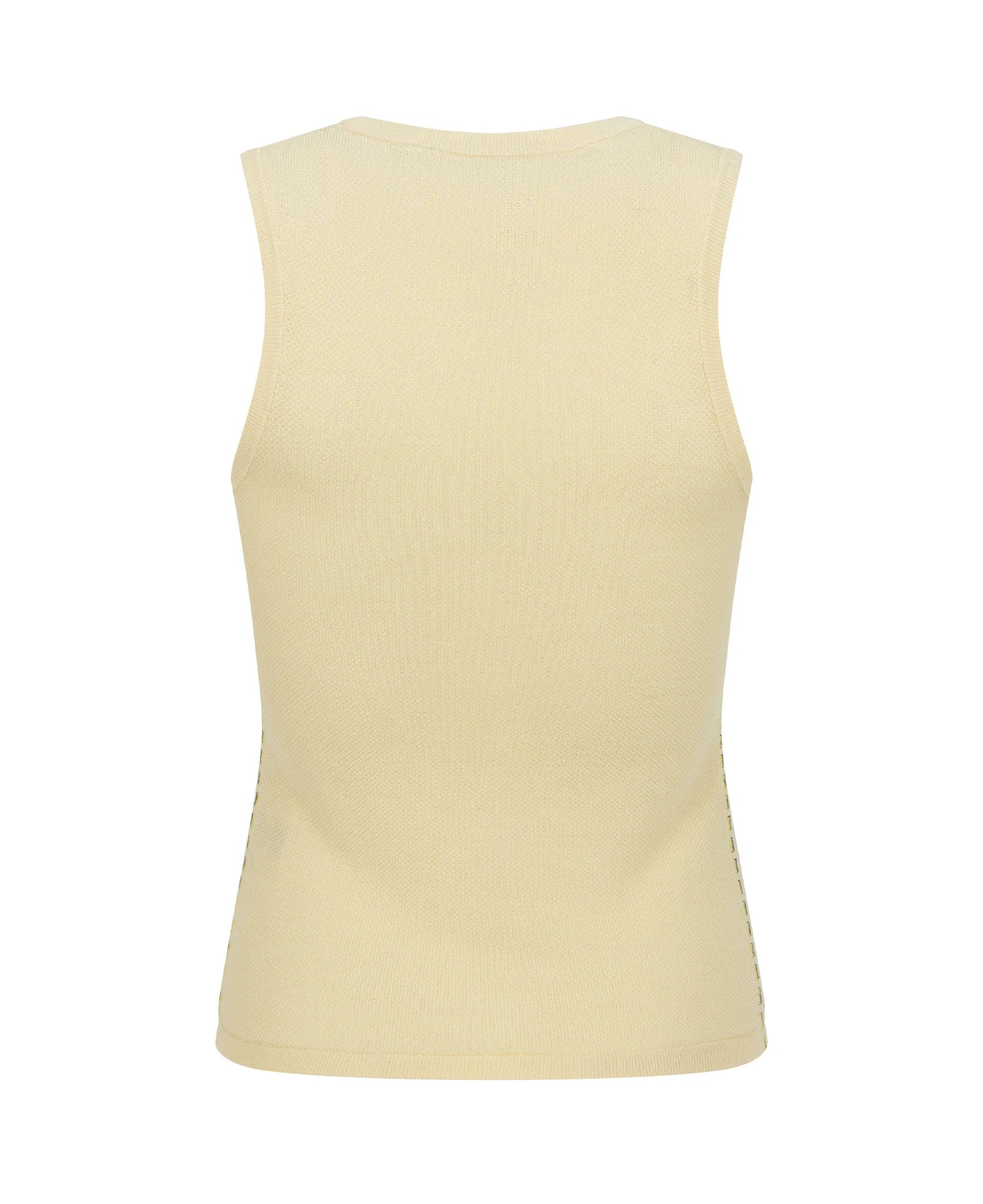 LANDING SOON Organic Ruched Tank Vanilla