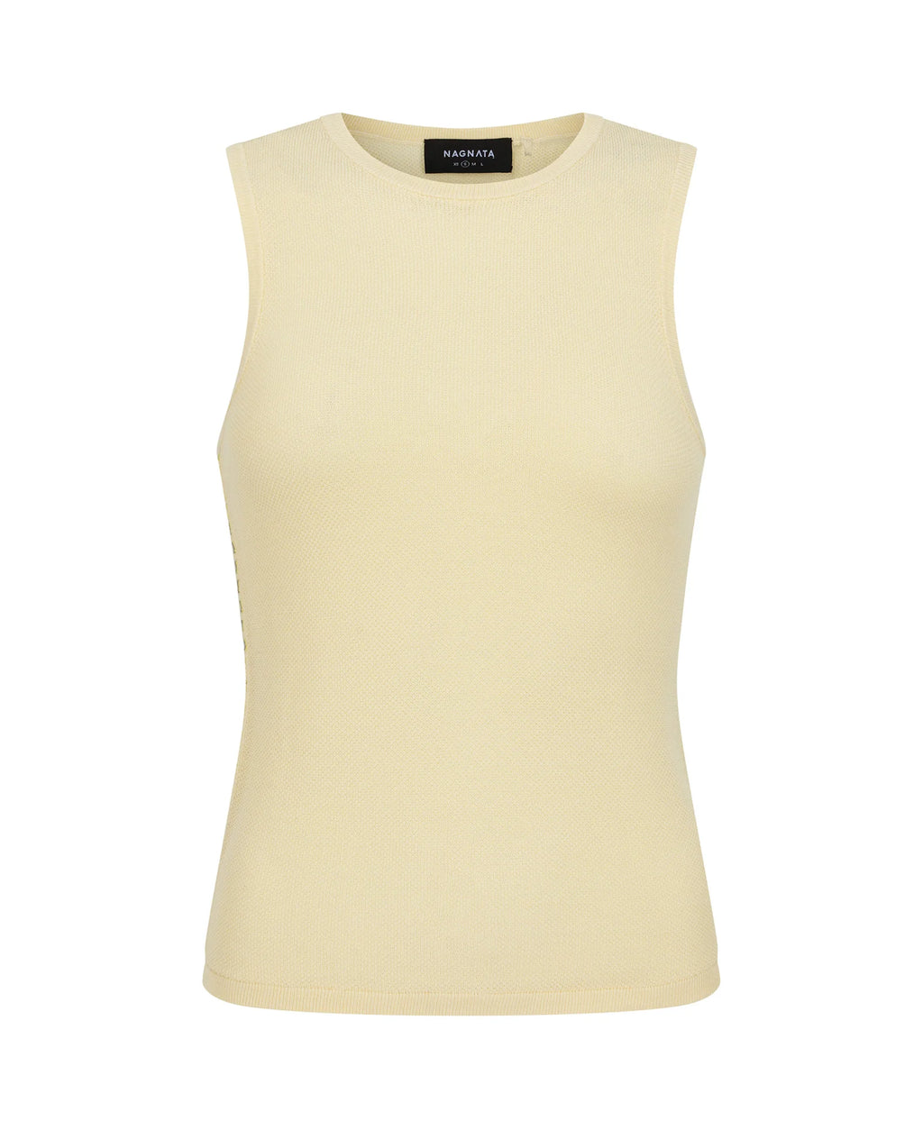 LANDING SOON Organic Ruched Tank Vanilla