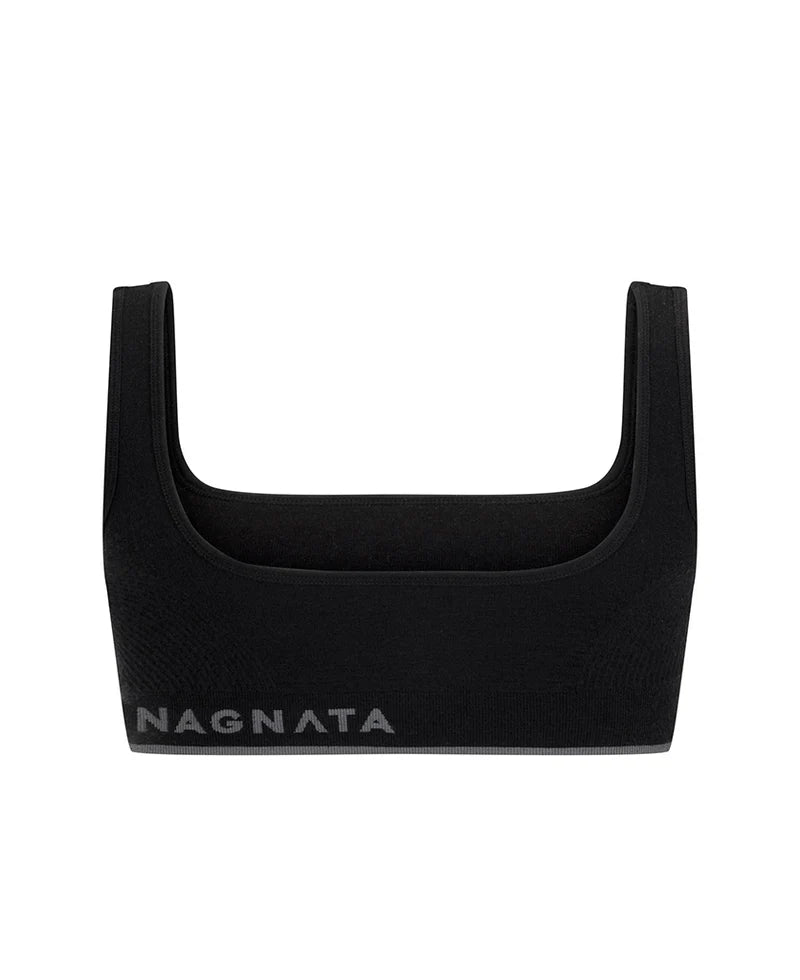 Classic Wool Bralet Black