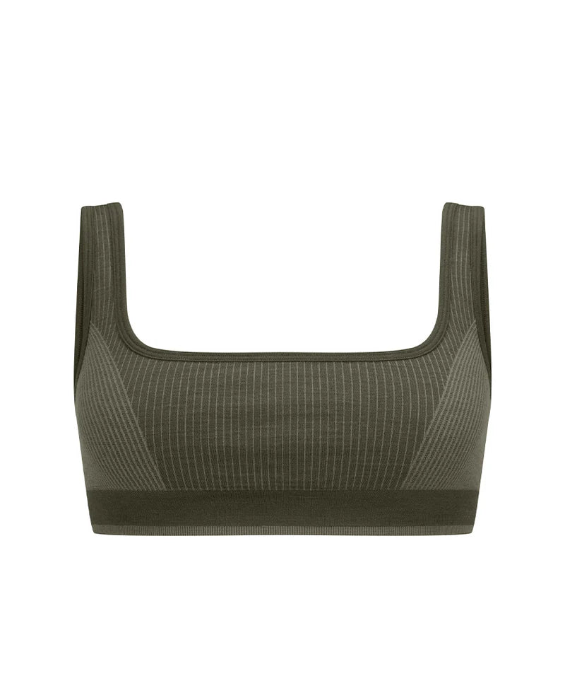 Classic Wool Bralet Grove