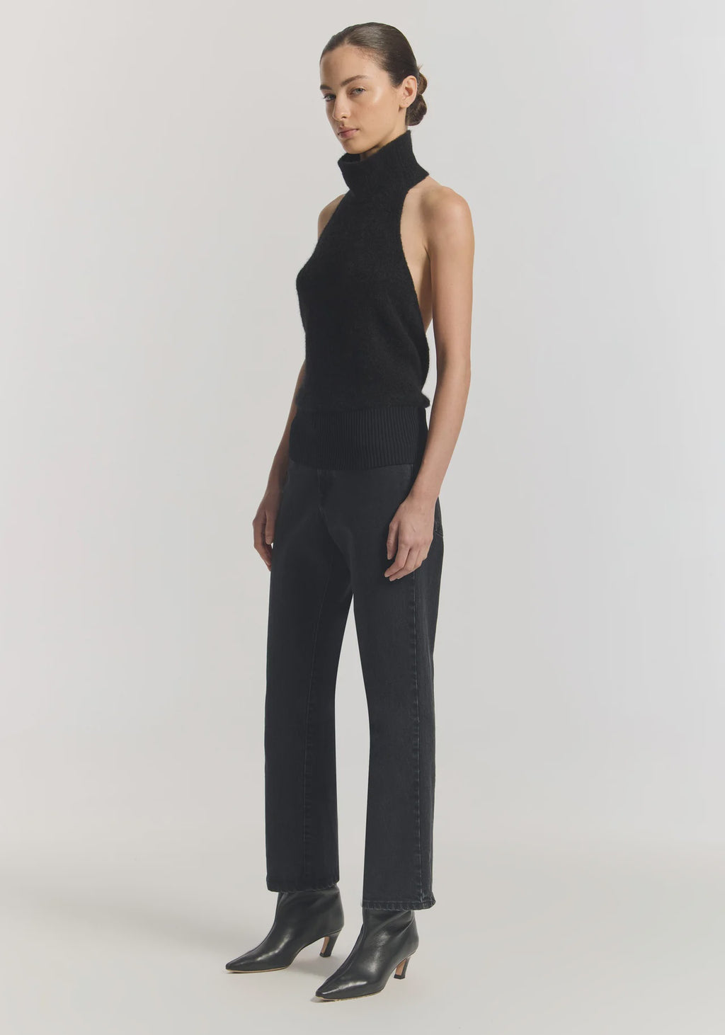 Alberta Knit Top Black