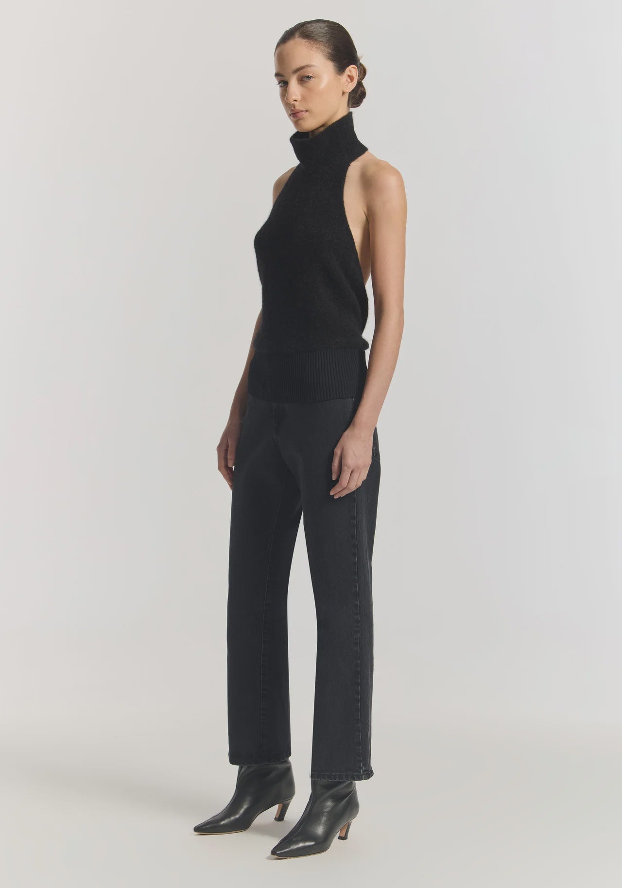 Alberta Knit Top Black