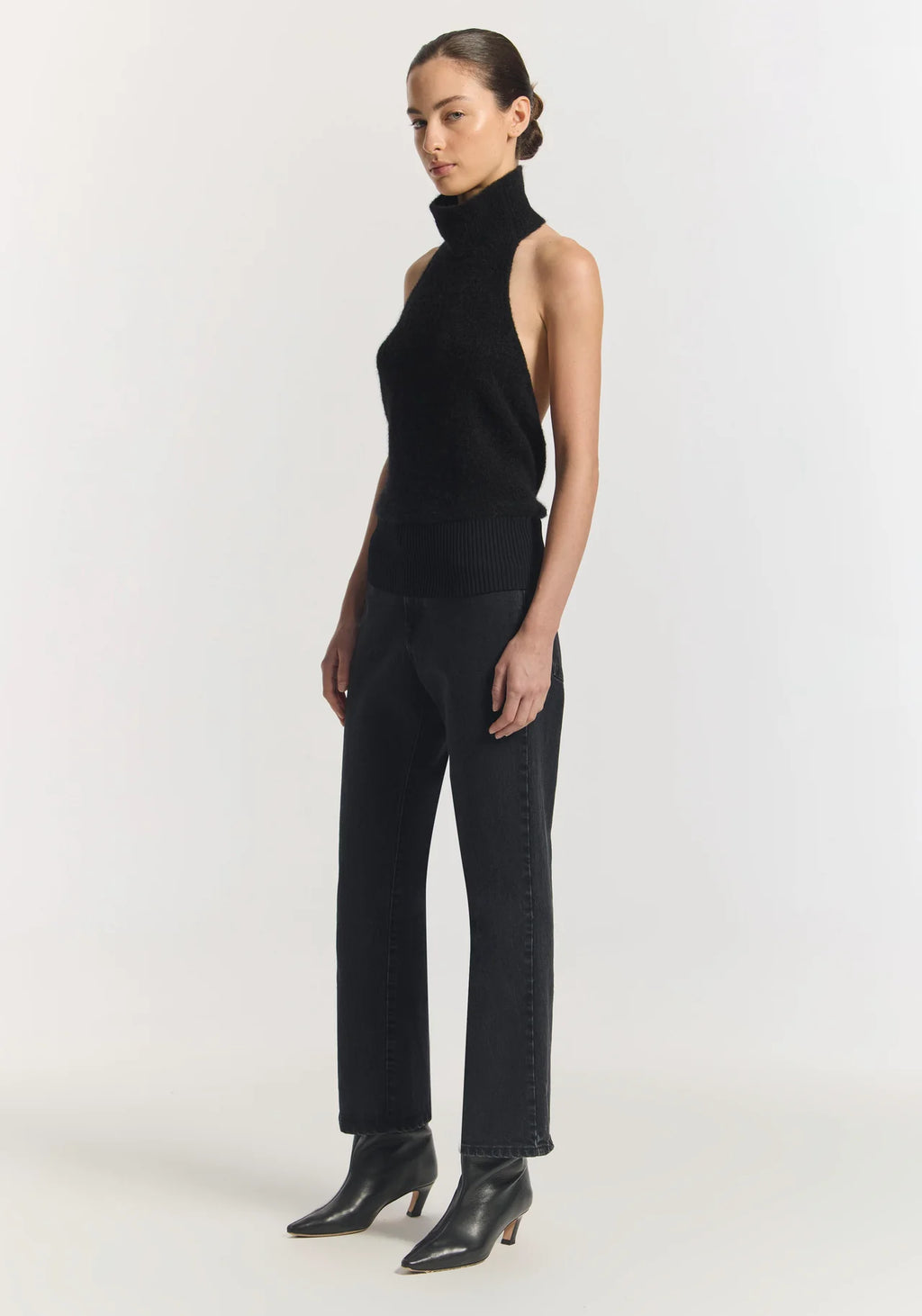 Alberta Knit Top Black